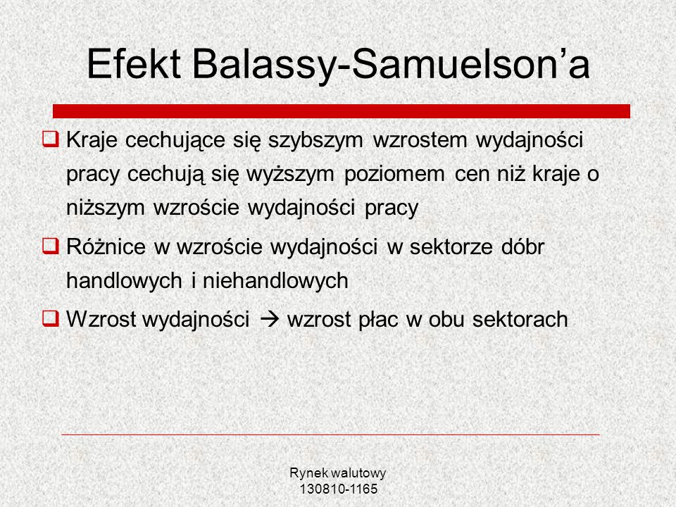 Efekt Balassy-Samuelson’a