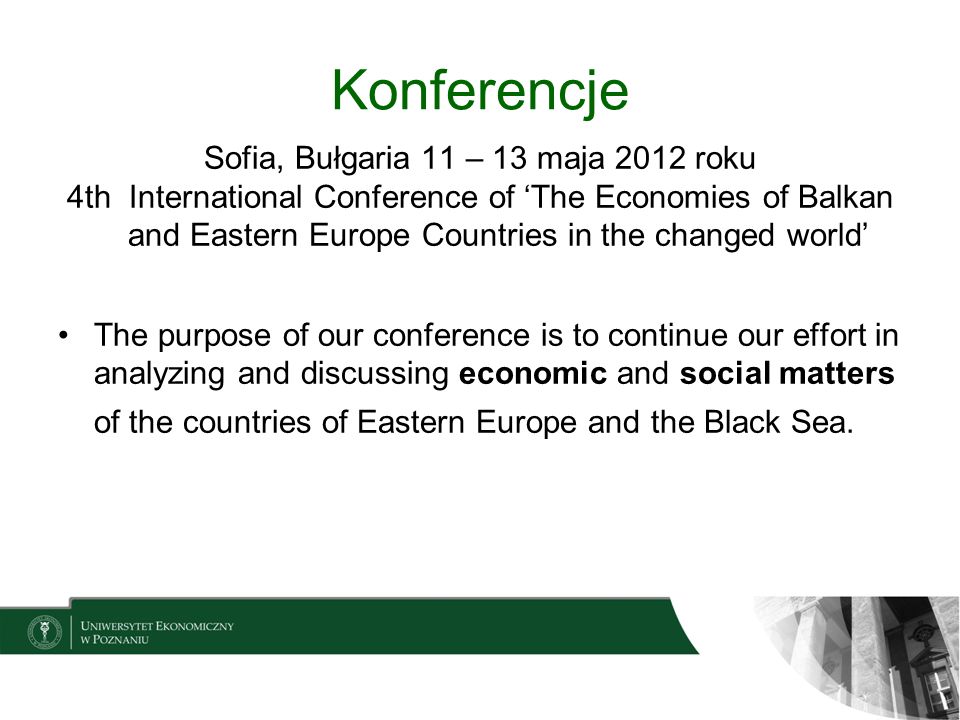 Sofia, Bułgaria 11 – 13 maja 2012 roku