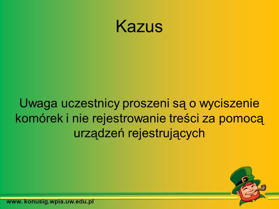 www. konusig.wpia.uw.edu.pl
