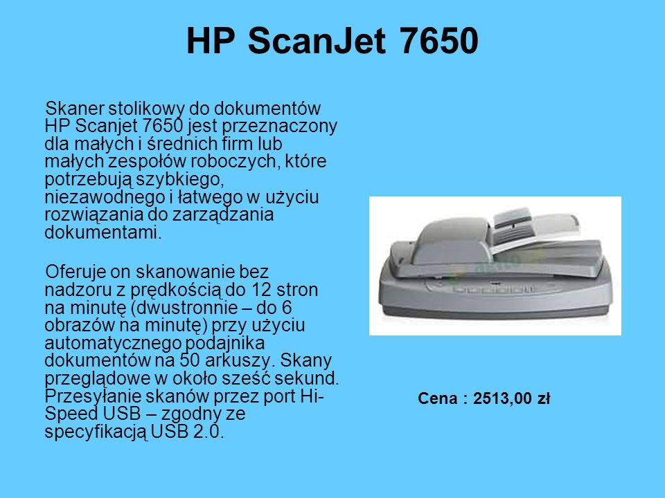 HP ScanJet 7650
