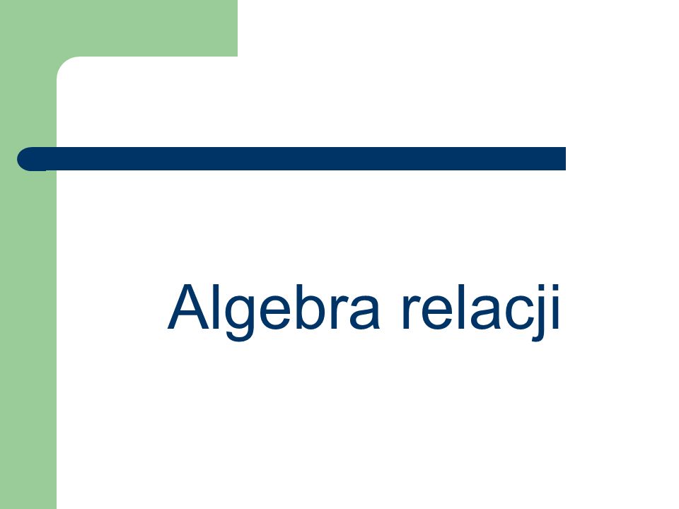 Algebra relacji
