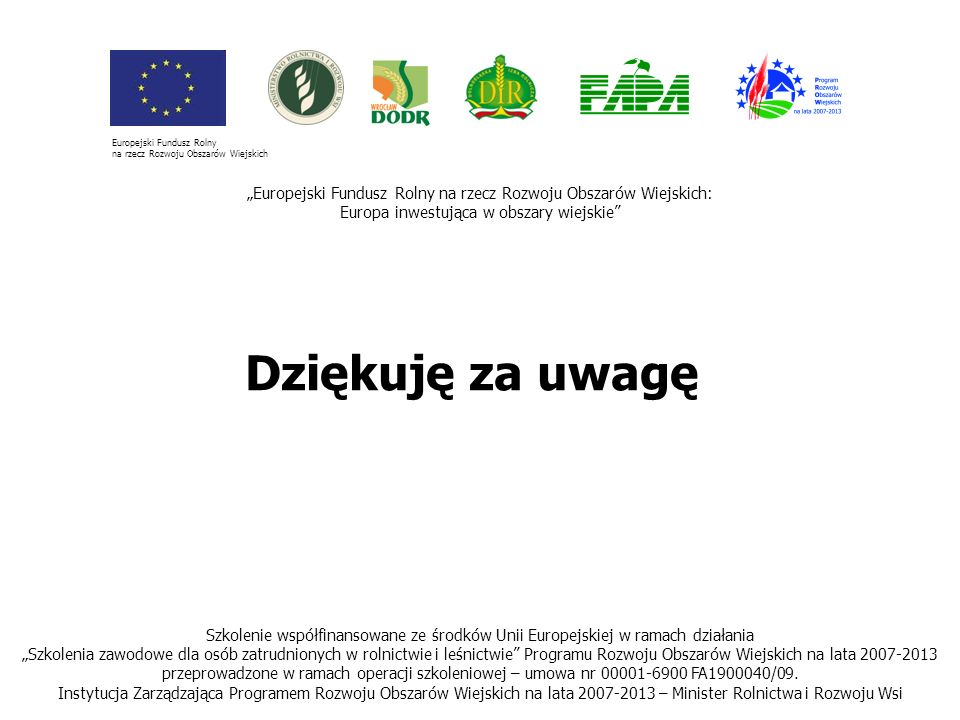 Europejski Fundusz Rolny na rzecz Rozwoju Obszarów Wiejskich