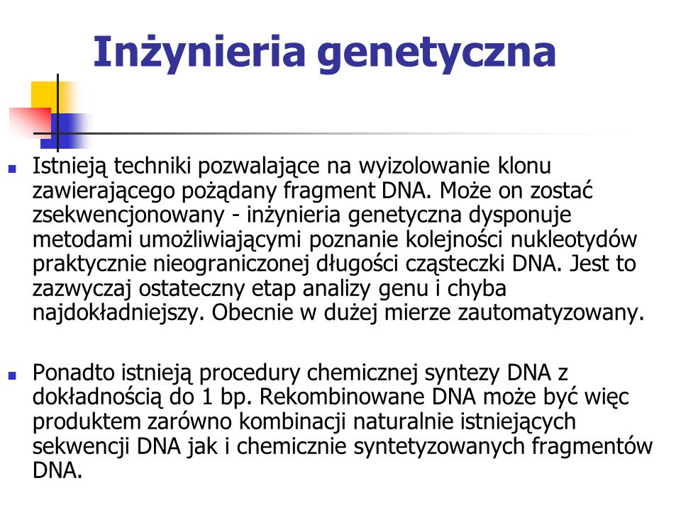 Inżynieria genetyczna