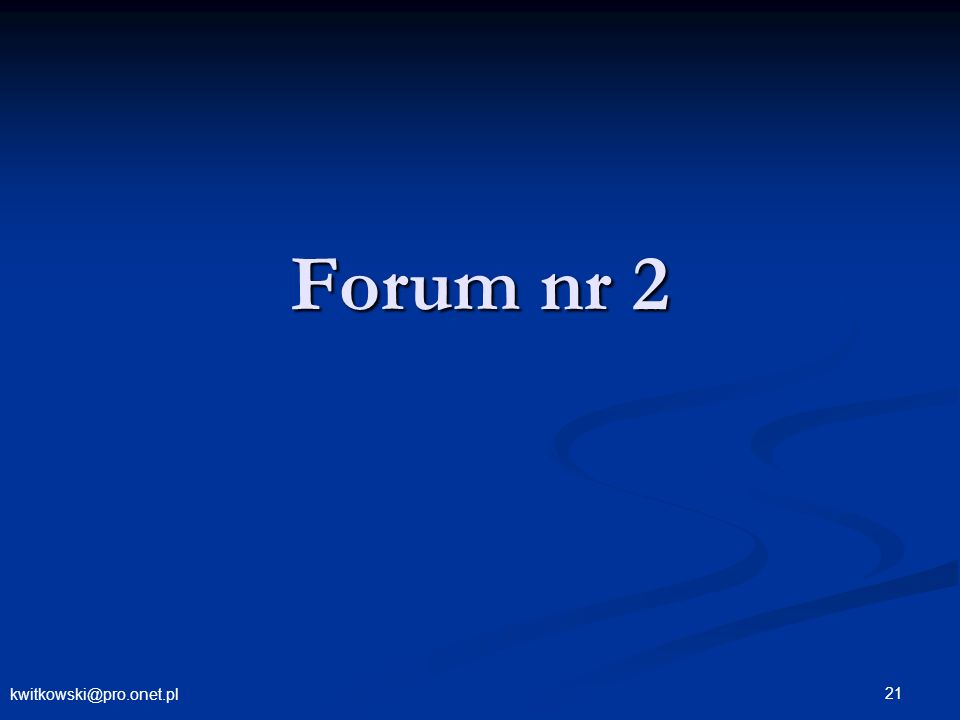Forum nr 2