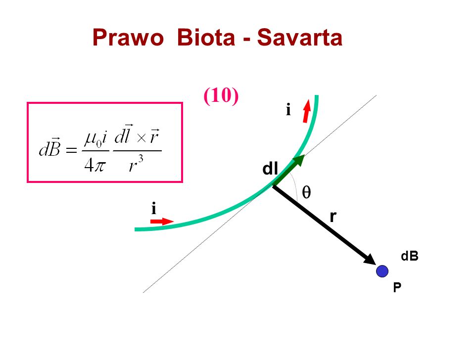Prawo Biota - Savarta (10) i dl  i r dB P