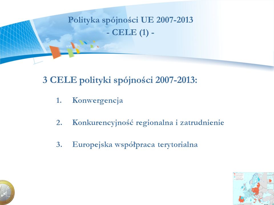 Polityka spójności UE CELE (1) -
