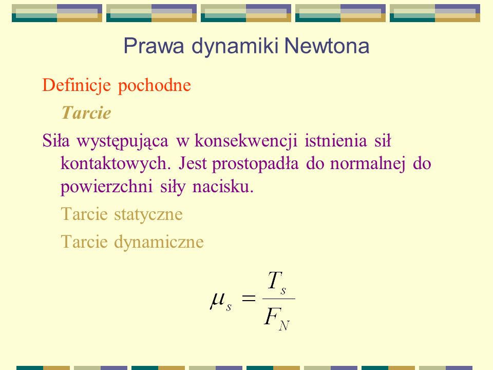 Prawa dynamiki Newtona