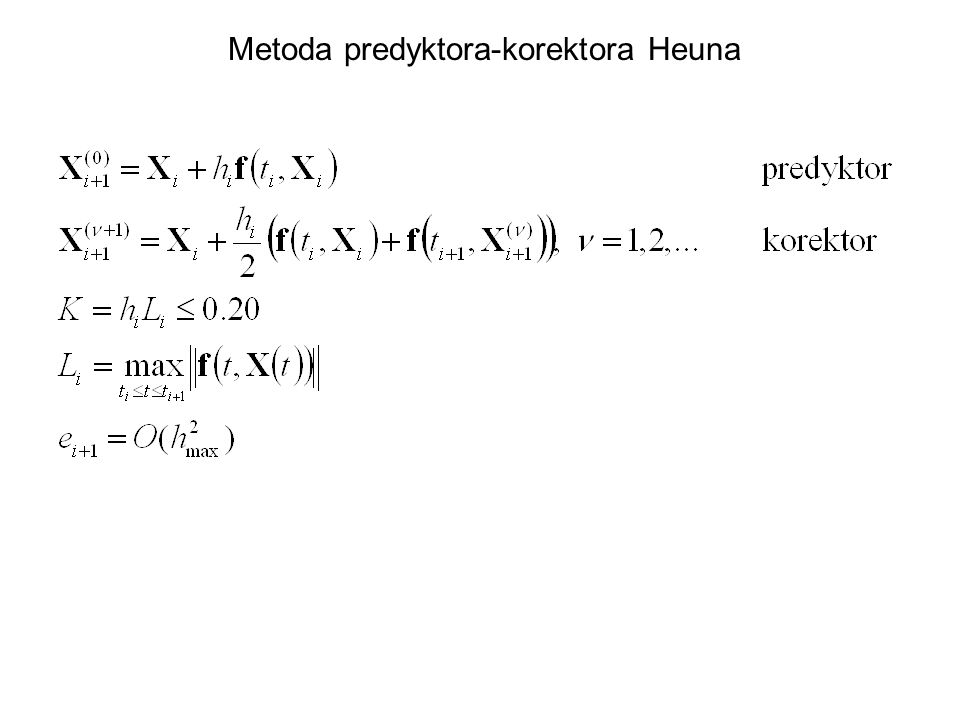 Metoda predyktora-korektora Heuna