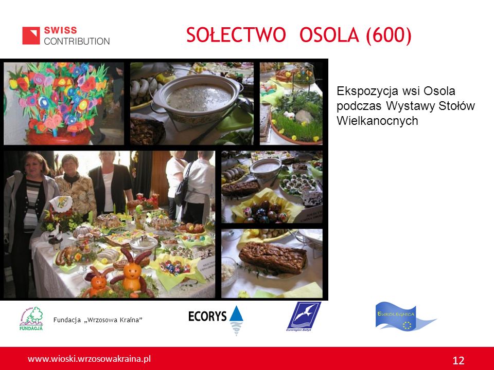 SOŁECTWO OSOLA (600) Ekspozycja wsi Osola podczas Wystawy Stołów Wielkanocnych.