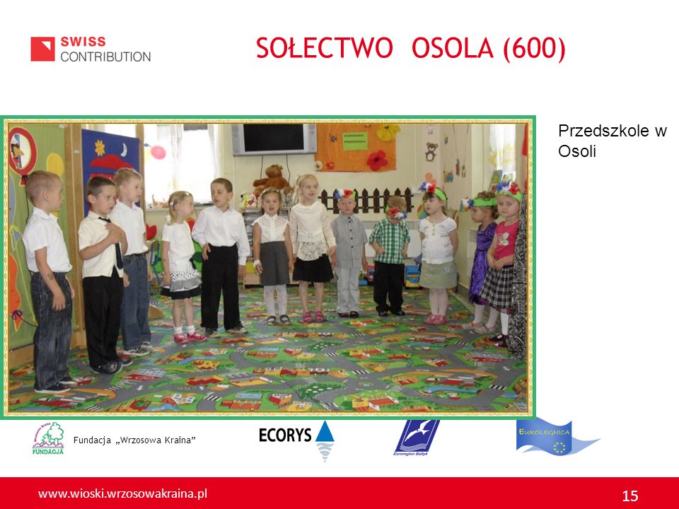 SOŁECTWO OSOLA (600) Przedszkole w Osoli Fundacja „Wrzosowa Kraina