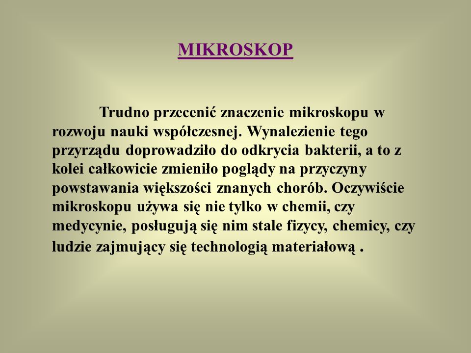 MIKROSKOP
