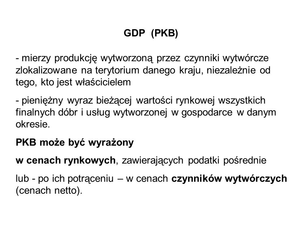 GDP (PKB)