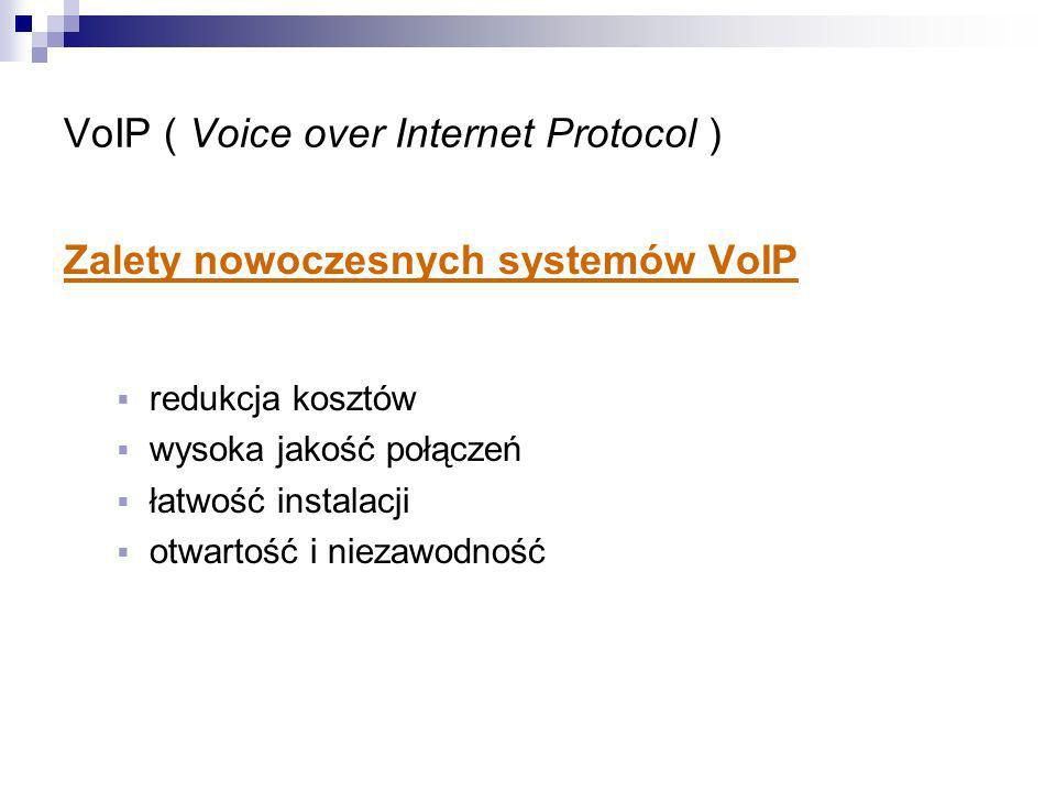 VoIP ( Voice over Internet Protocol )