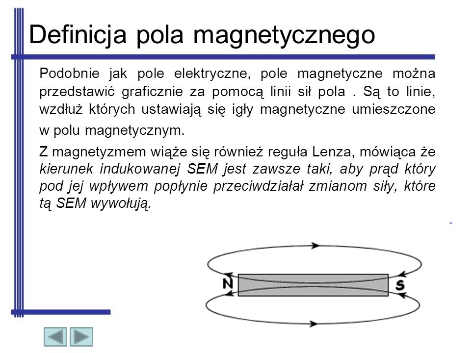 Definicja pola magnetycznego