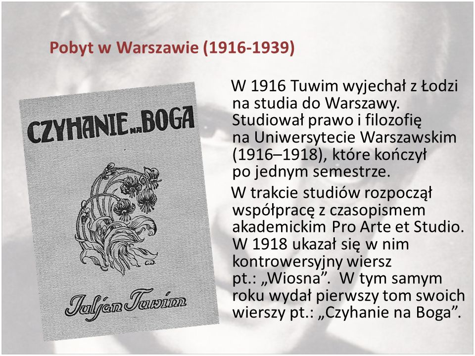 Pobyt w Warszawie ( )