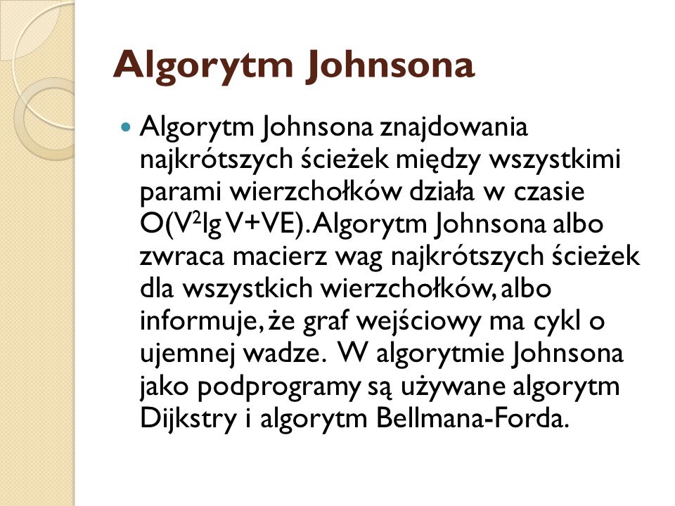 Algorytm Johnsona