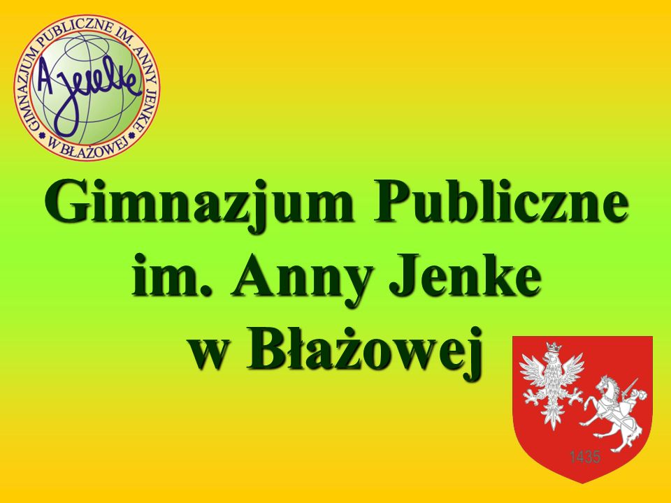 Gimnazjum Publiczne im. Anny Jenke w Błażowej