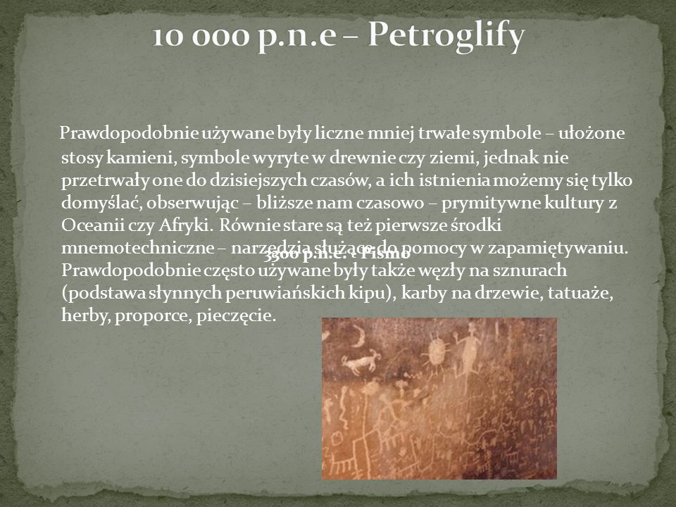 p.n.e – Petroglify