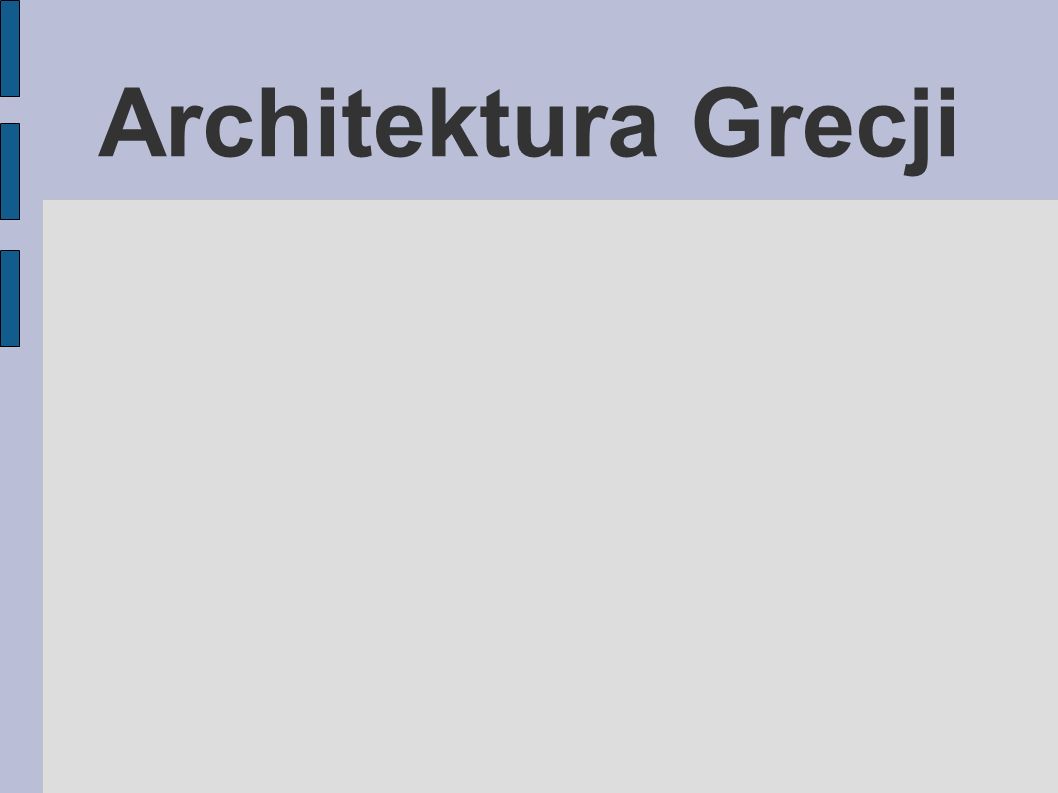 Architektura Grecji