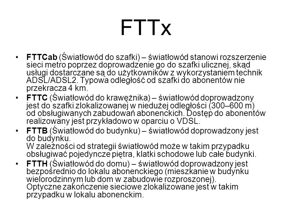 FTTx