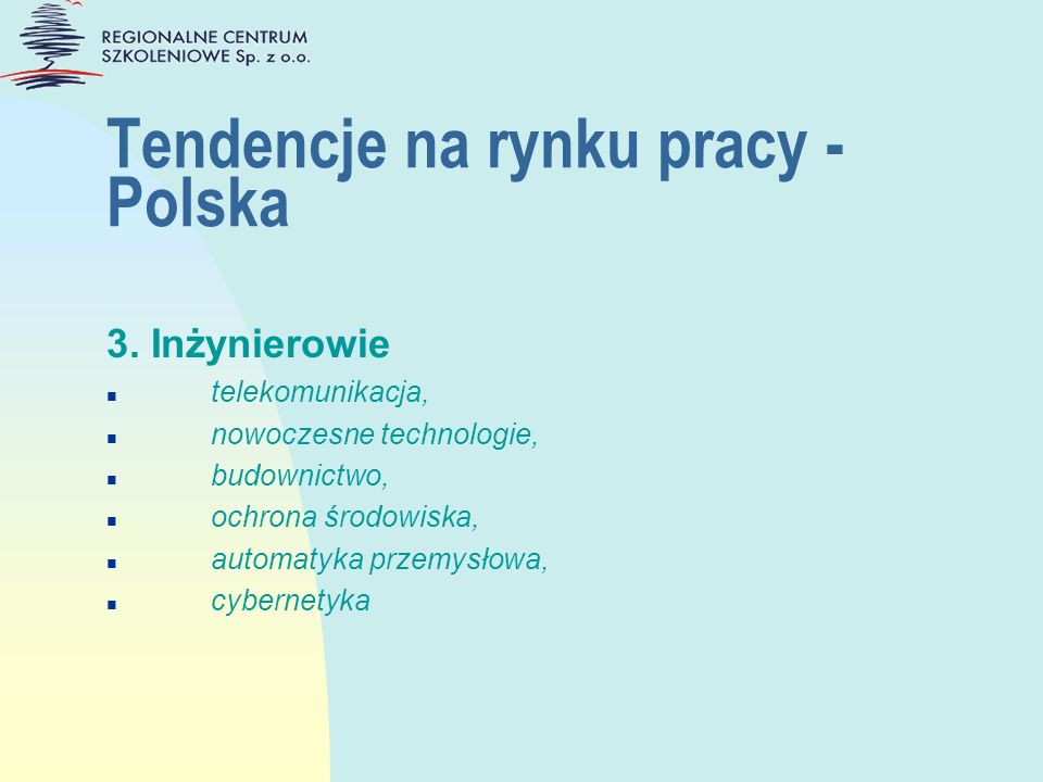 Tendencje na rynku pracy - Polska