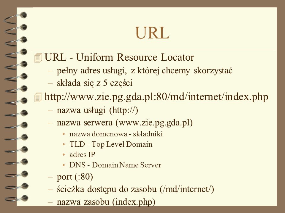 URL URL - Uniform Resource Locator