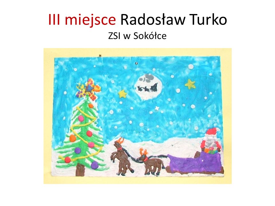 III miejsce Radosław Turko ZSI w Sokółce