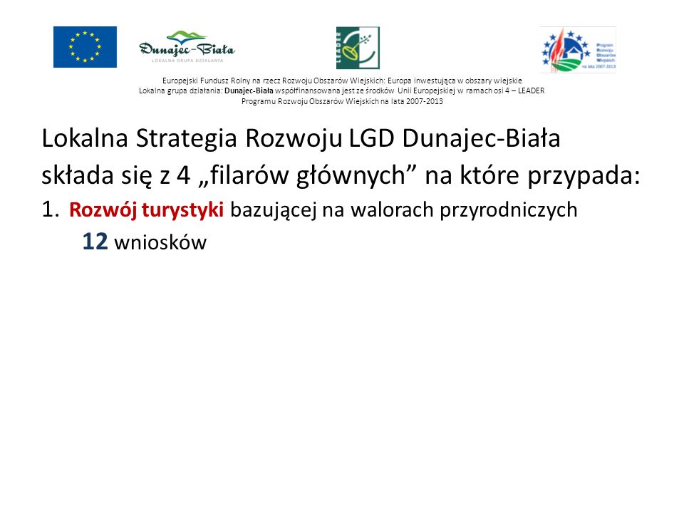 Lokalna Strategia Rozwoju LGD Dunajec-Biała