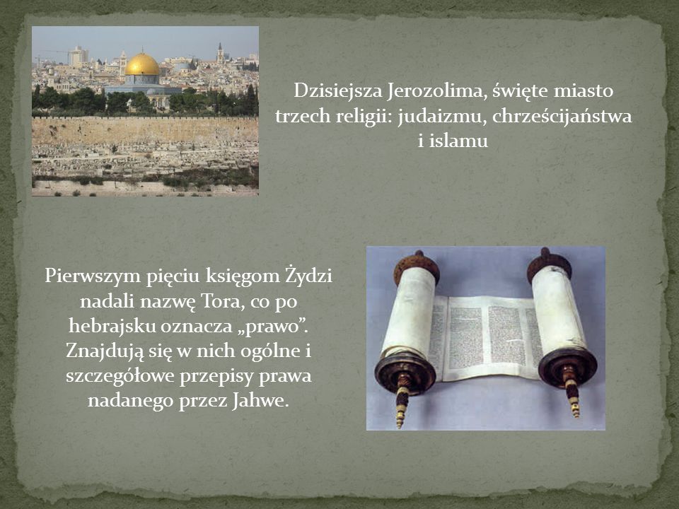 Dzisiejsza Jerozolima, święte miasto trzech religii: judaizmu, chrześcijaństwa i islamu