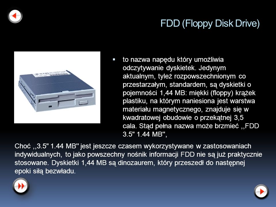 FDD (Floppy Disk Drive)