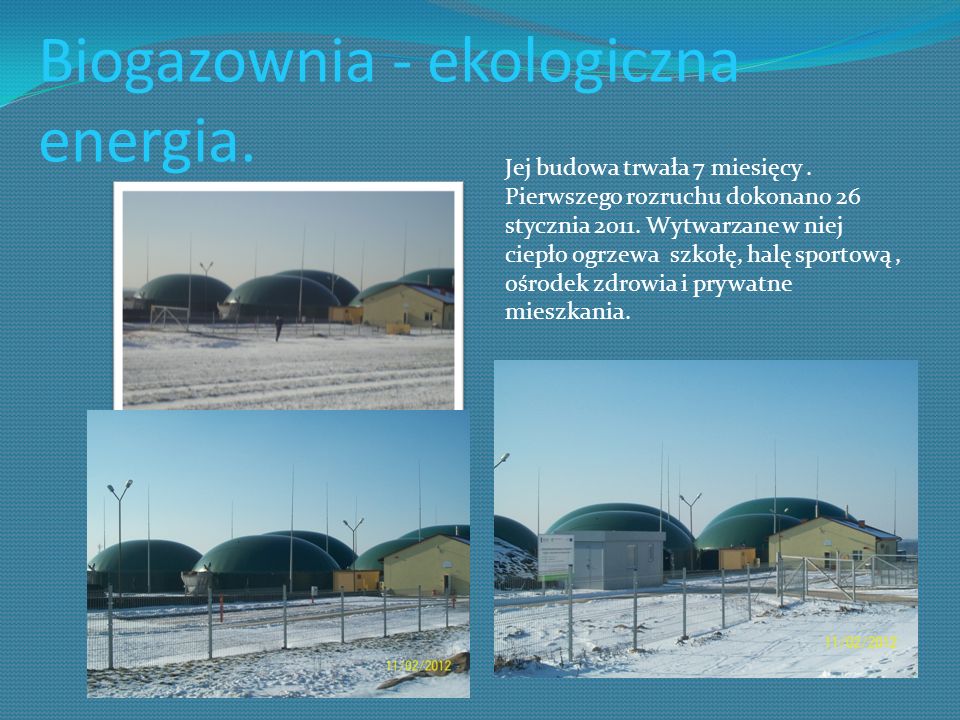 Biogazownia - ekologiczna energia.