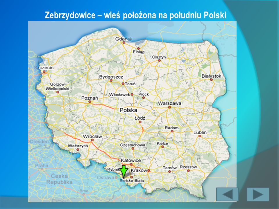 Zebrzydowice – wieś położona na południu Polski