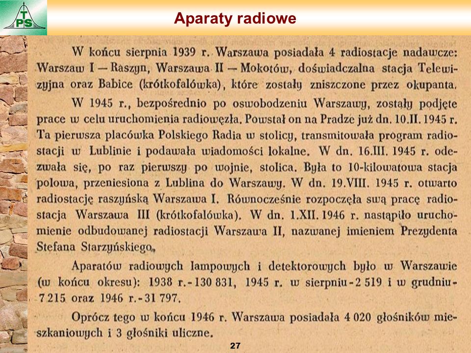 Aparaty radiowe 27