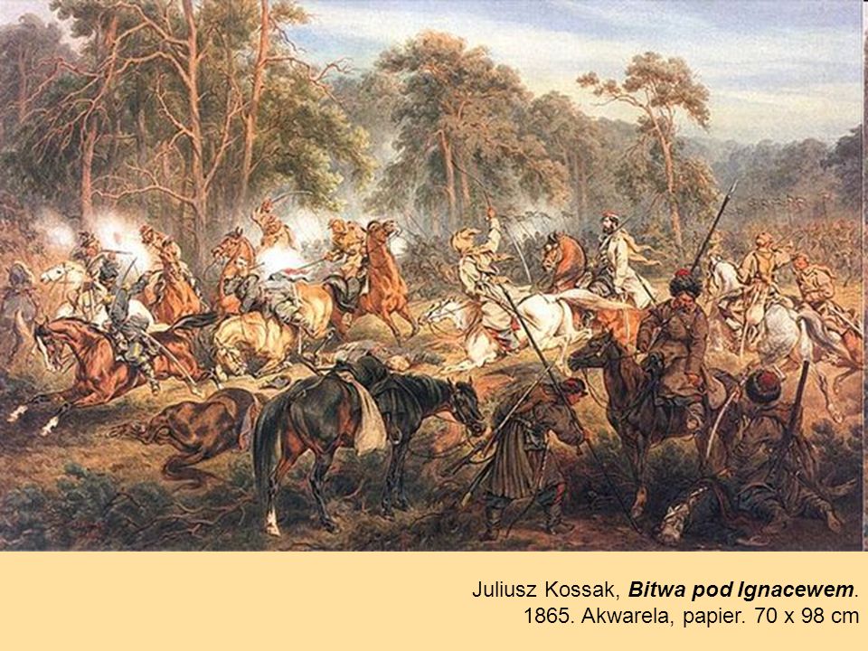 Juliusz Kossak, Bitwa pod Ignacewem.
