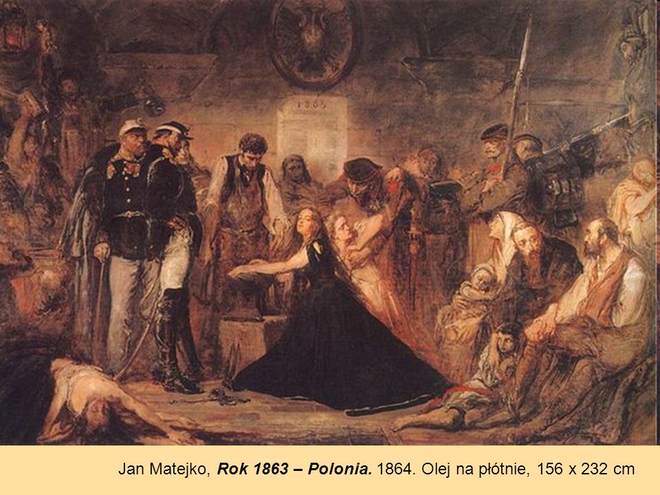 Jan Matejko, Rok 1863 – Polonia Olej na płótnie, 156 x 232 cm