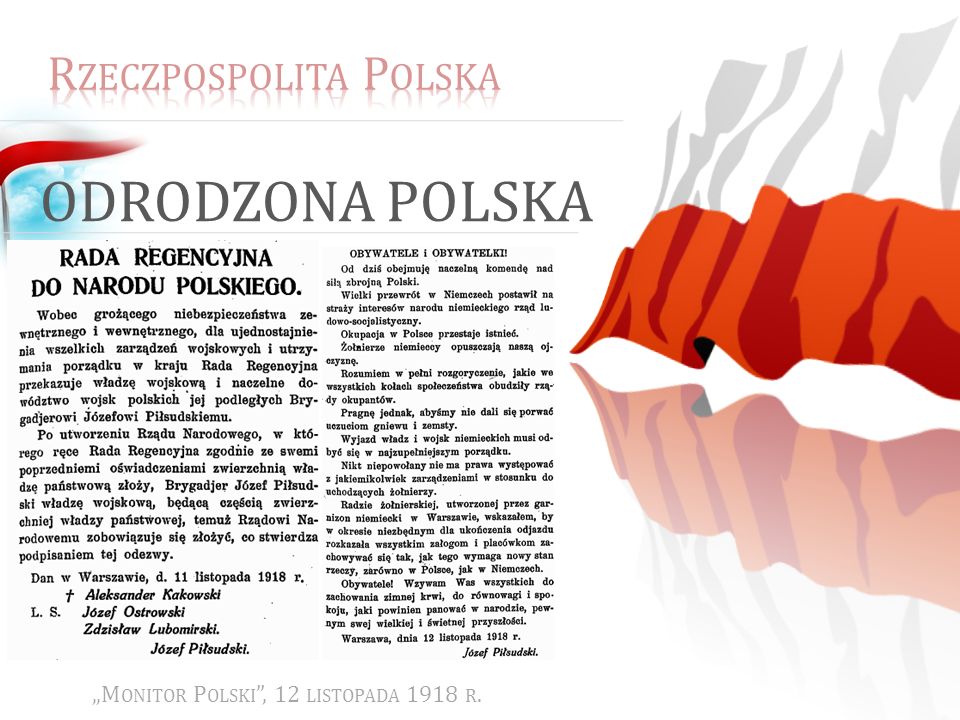 Odrodzona Polska Rzeczpospolita Polska