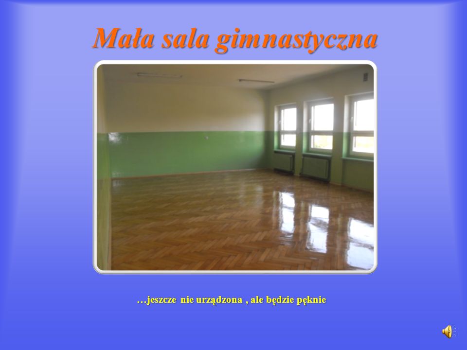 Mała sala gimnastyczna