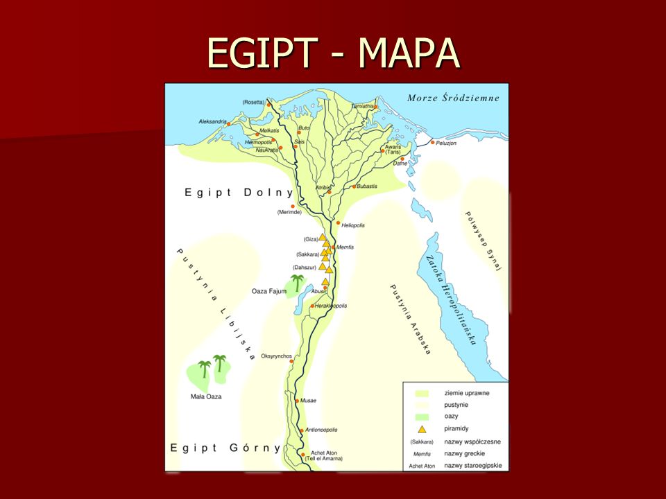 EGIPT - MAPA