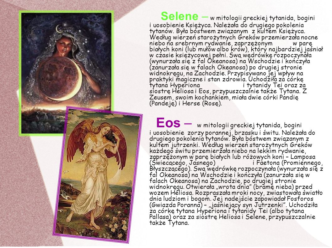 Selene – w mitologii greckiej tytanida, bogini i uosobienie Księżyca