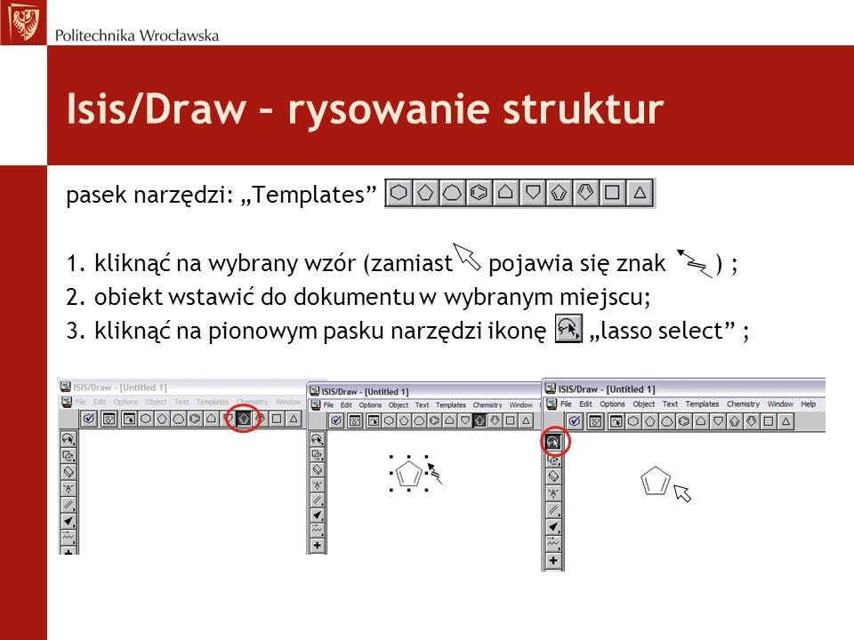 Isis/Draw – rysowanie struktur