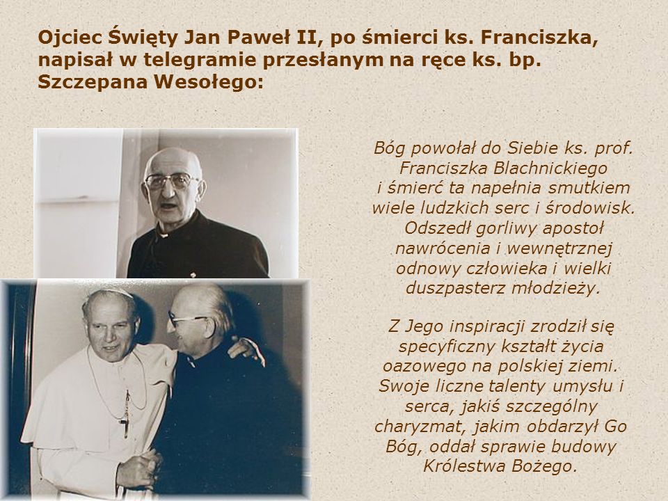 Ojciec Święty Jan Paweł II, po śmierci ks