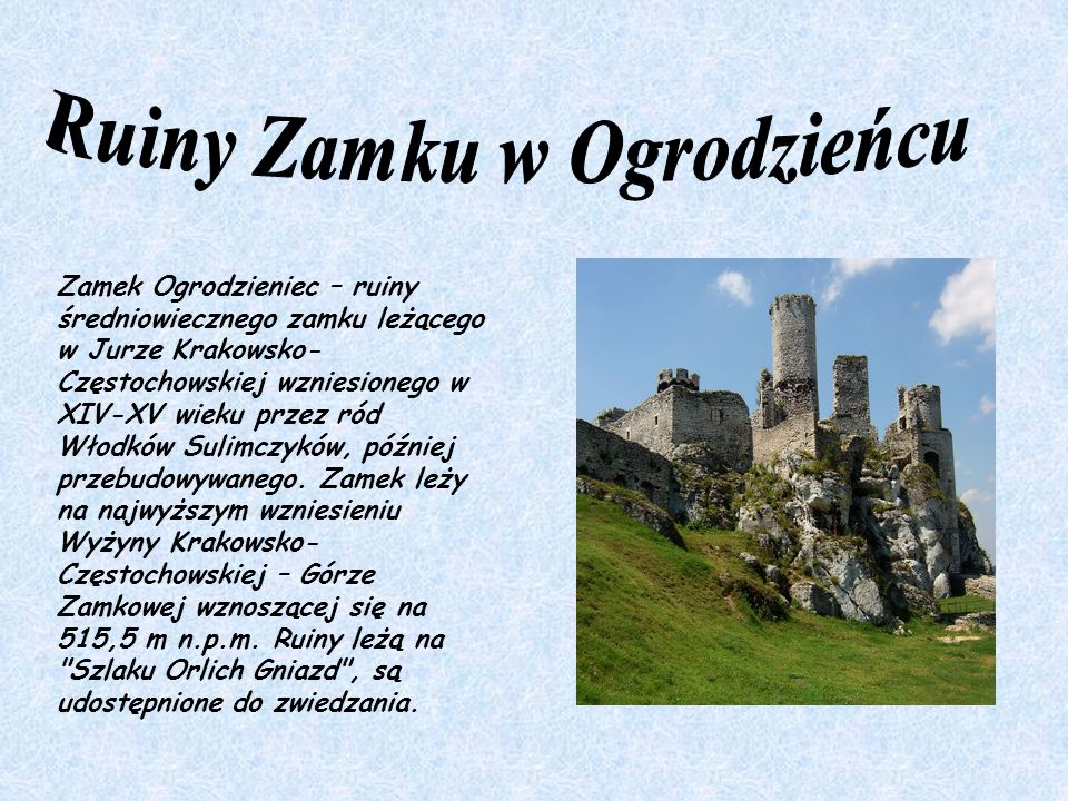 Ruiny Zamku w Ogrodzieńcu