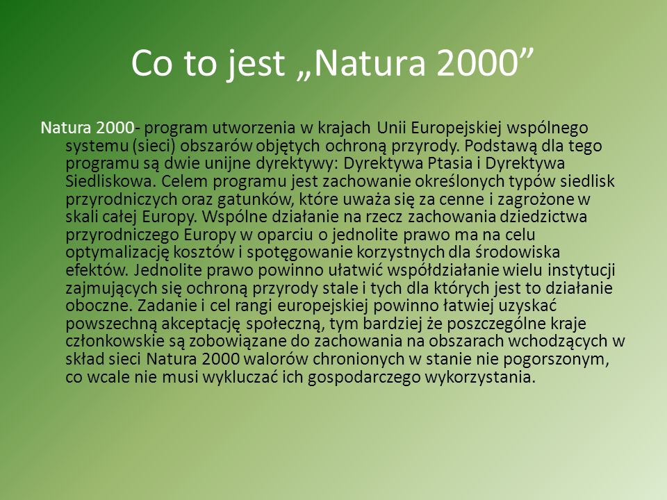 Co to jest „Natura 2000