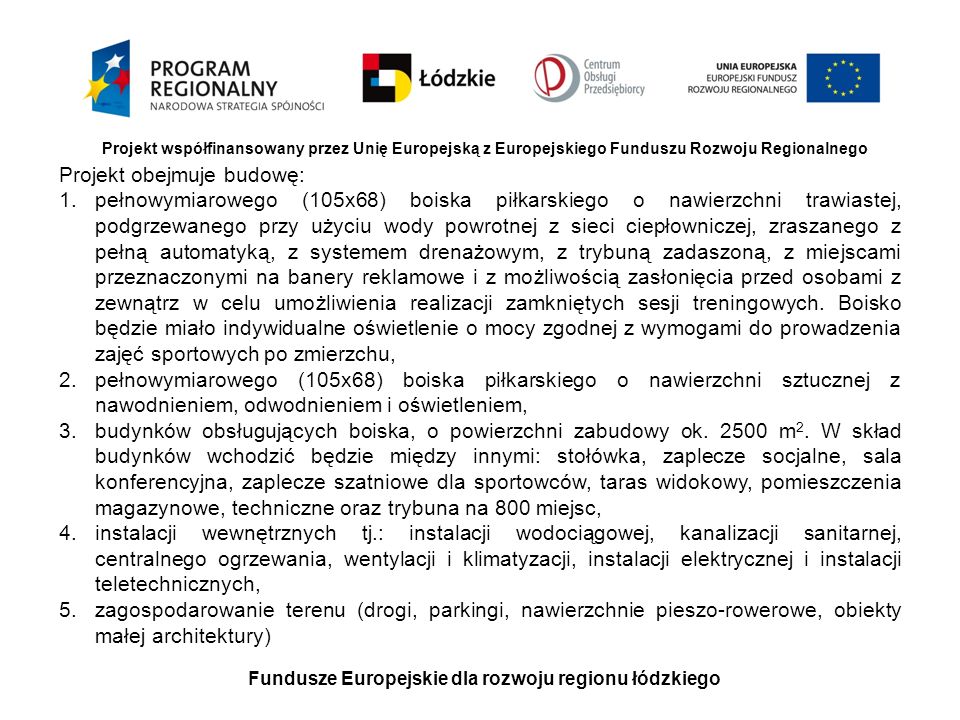 Fundusze Europejskie dla rozwoju regionu łódzkiego