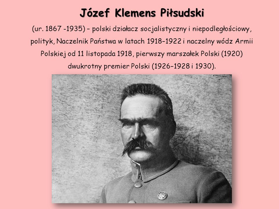 Józef Klemens Piłsudski (ur