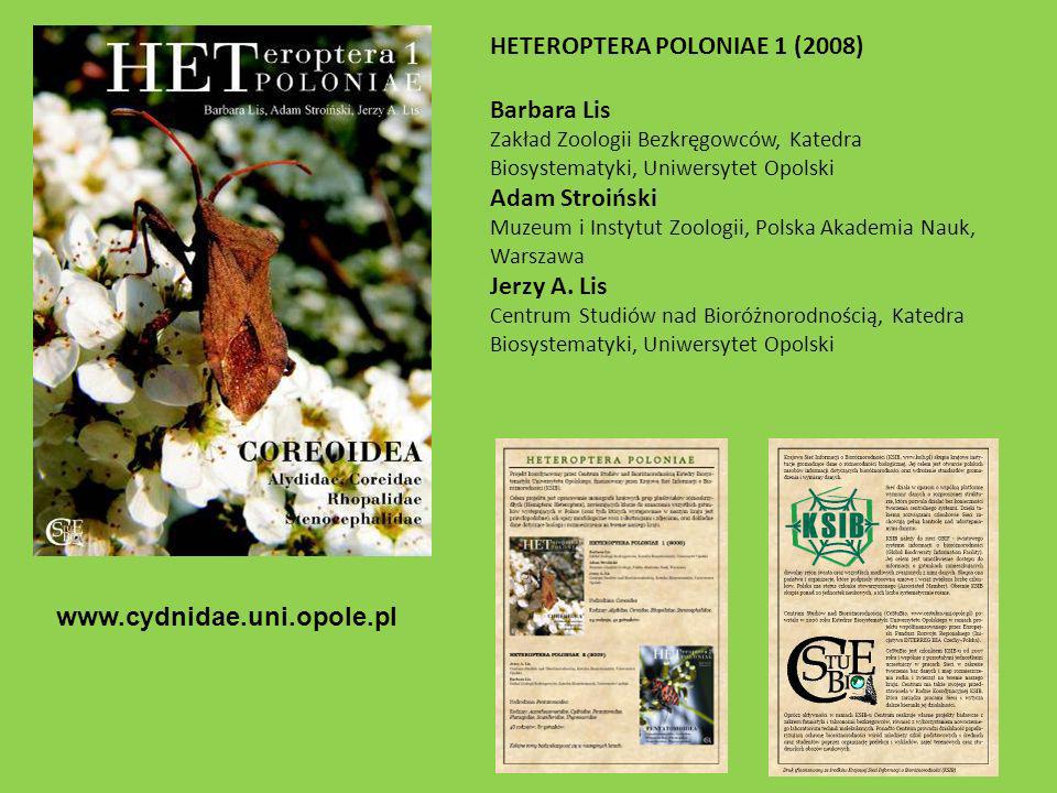 HETEROPTERA POLONIAE 1 (2008) Barbara Lis