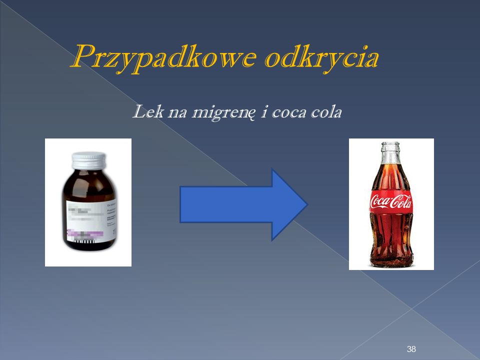 Lek na migrenę i coca cola