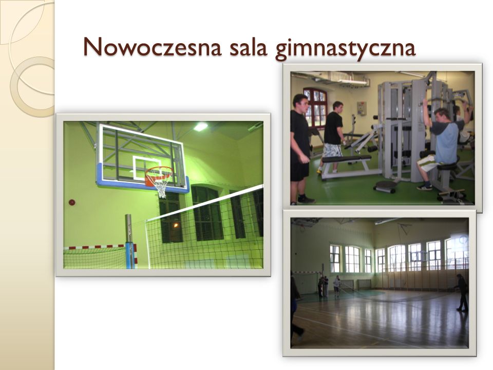 Nowoczesna sala gimnastyczna