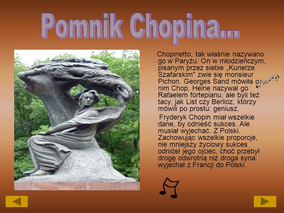 Pomnik Chopina...