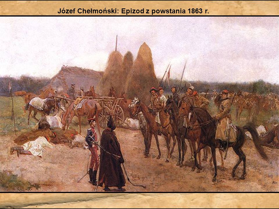 Józef Chełmoński: Epizod z powstania 1863 r.